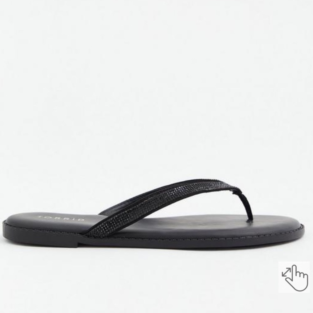 Torrid Rhinestone Flip Flop (WW) - Picture 3 of 6